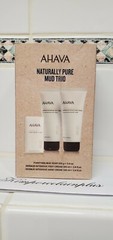 AHAVA Deadsea Mud Dermud Intensive FOOT-HAND-SOAP SET MUD TRIAL Set NEW