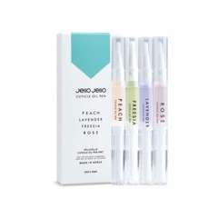 Jello Jello Perfect Cuticle Oil Pen 3ml x 4ea, Freesia, Rose, Peach, Lavender