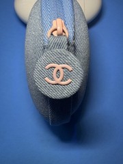 💜 NIB Chanel Denim le Crème Main Hand Cream In Zippered Denim Pouch Spring 2026
