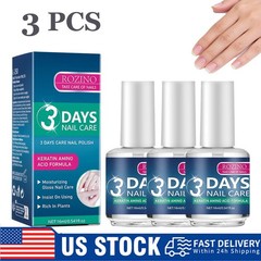 3PACK ROZINO 3 Days Nail Care – Keratin Amino Acid Superior Nail Nourish Oil
