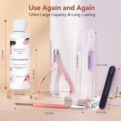 Cuticle Remover Kit – Nail Care Kit with Cuticle Oil Pen, Cuticle