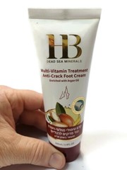 💥H&B HB ‘ANTI-CRACK FOOT CREAM’ 100ml Multi-Vitamin Treatment Dead Sea Minerals