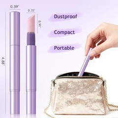 Cuticle Oil Pusher Pen Set – 2-in-1 Ceramic Cuticle Pushers with Oil for 5PCS