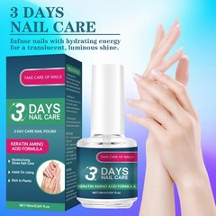 Nail Nourishing Polish, Moisturizing Nail Gloss & Care Oil, 3 Day Treatment Kit