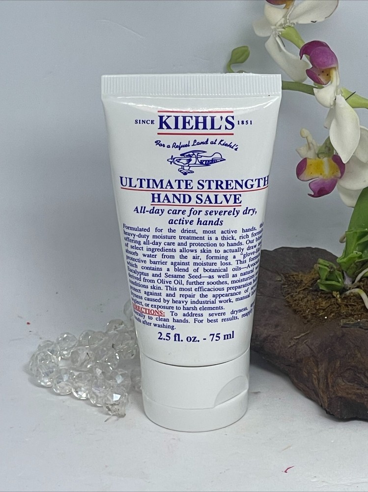 Kiehl’s Ultimate Strength Hand Salve for Dry Active Hands – 2.5 oz – Sealed
