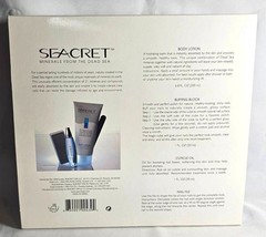 Seacret Nail Care Collection Body Lotion Buffing Block Cuticle Oil Cucumber Mel