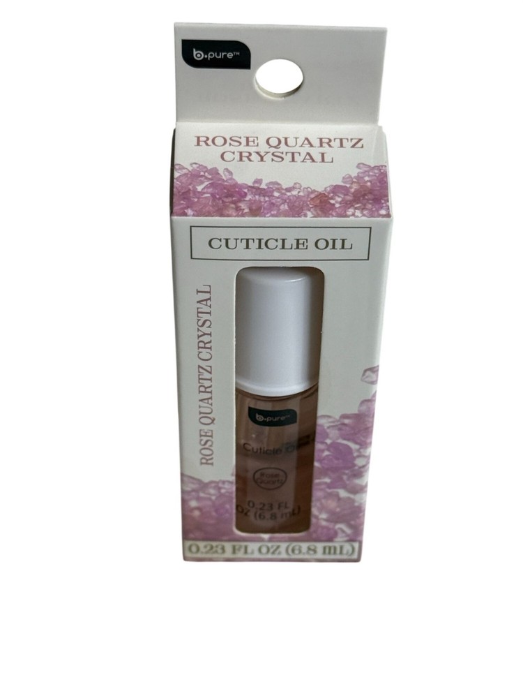Rose Quartz Cuticle Oil Nail Care Hydrating Crystal Infused 0.23oz