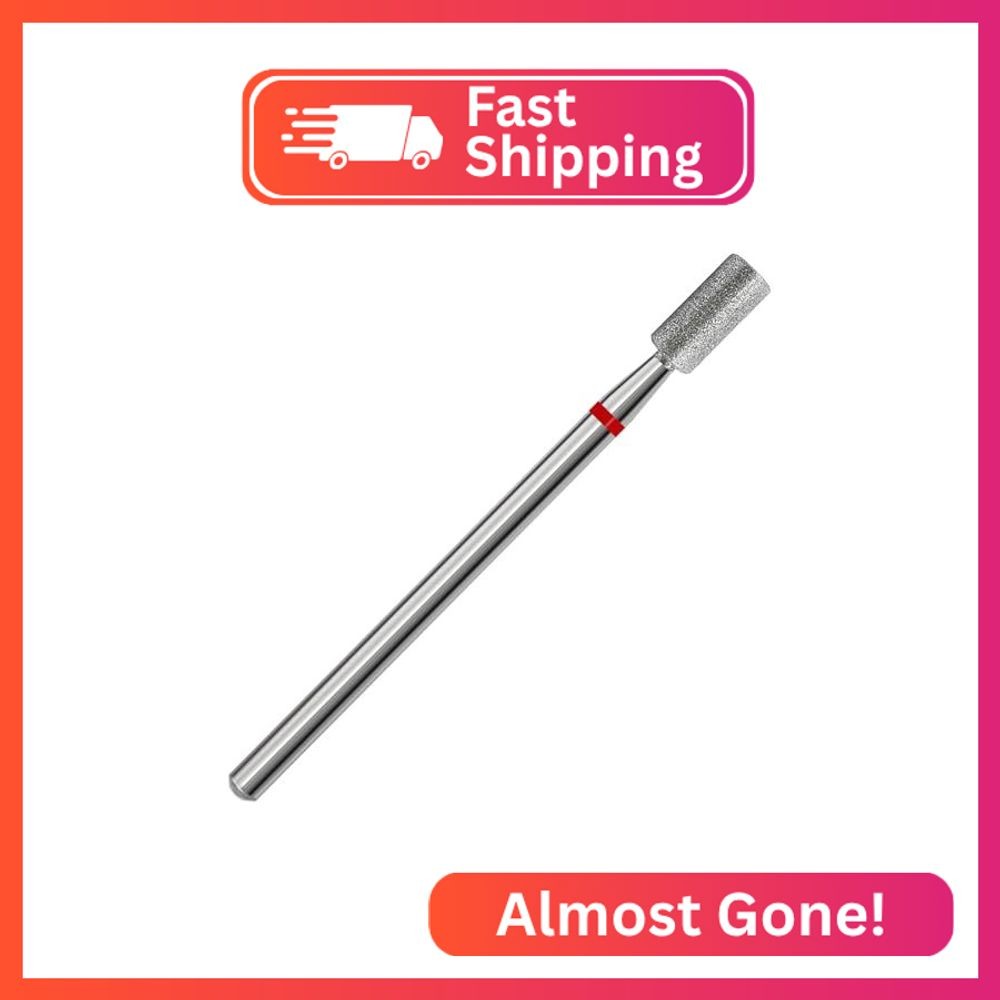 Caubuey Cuticle Clean Nail Drill Bit, 3/32” Diamond Carbide Drill Bits Professi