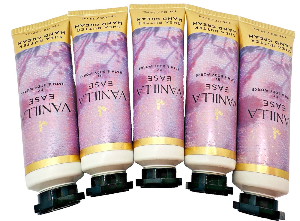 Bath & Body Works Vanilla Ease Hand Cream 1 oz x5