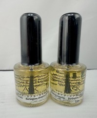 2 Bottles Tips Nail & Cuticle Strengthening Conditioner Treatment 0.24oz Sealed