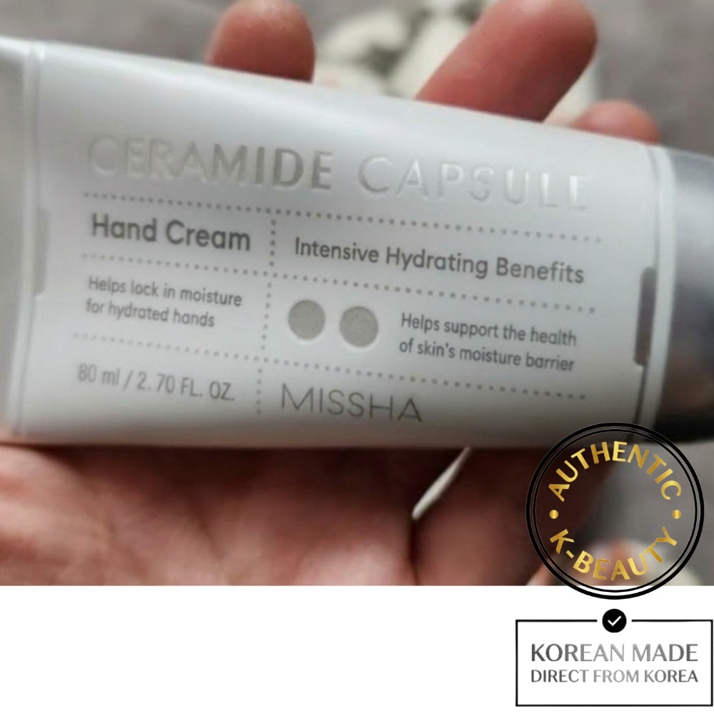 [MISSHA] Ceramide Capsule Hand Cream – 60ml / Free Gift