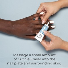 Cuticle Oil and Eraser Set, Natural Blend Moisturizer, Gentle Exfoliator, 0.5 fl