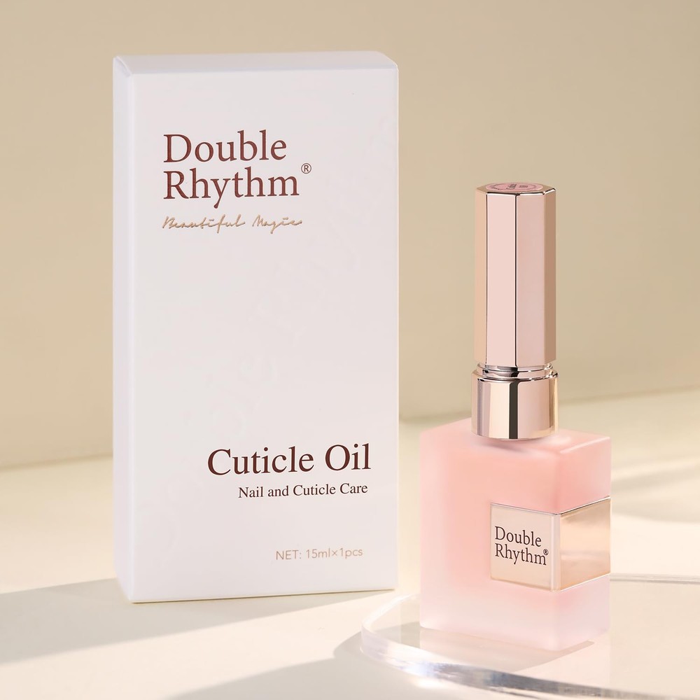 Double Rhythm Natural Cuticle Oil Revitalizing 0.5 Fl Oz (Pack of 1), Pink