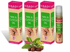 Vaadi Herbals Nail and Cuticle Oil with Jojoba Oil 10mlx3