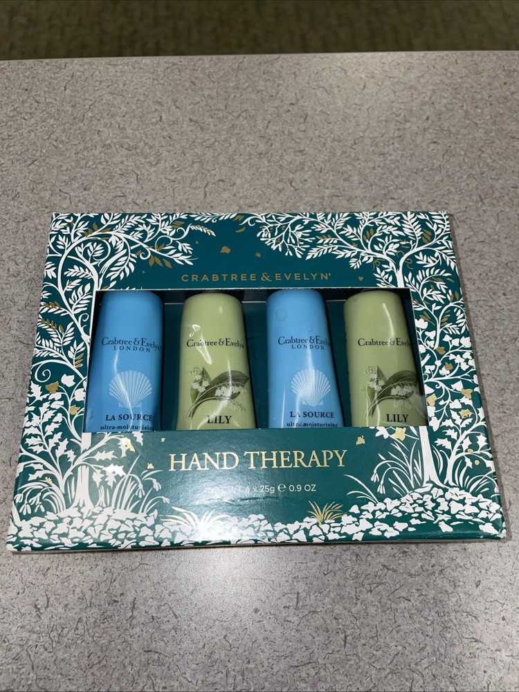 crabtree & evelyn hand therapy LaSource scrub & lily hand cream
