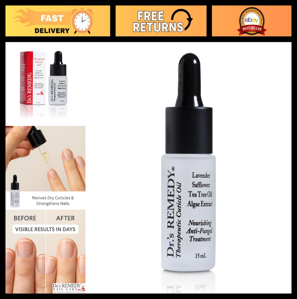 Nourishing Cuticle Oil for All Nail Types – Therapeutic Treatment, 0.507 Fl Oz