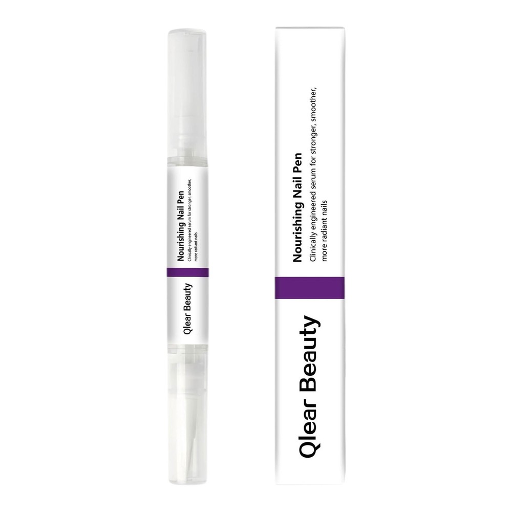 Qlear Beauty Keratin Nail Pen, Cuticle Repair Strengthening Nail Serum Treatment
