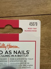 Sally Hansen Hard As Nails Rosy Tint Strength Treatment 3 Pack 45079 Protect