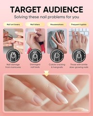 PACFE Velour Rosa Nail and Cuticle Oil – 100% Natural Plant-Based Treatment w…