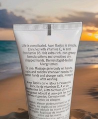 AVON Basics Vita Moist Hand Cream 4.2oz. NEW RARE FIND d1999 w/Vitamin E, A & B5