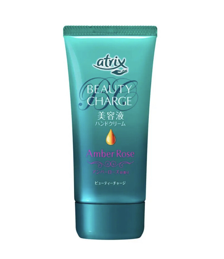 Kao Atrix Beauty Charge~ Hand Cream~ Amber Rose~ Size 80g