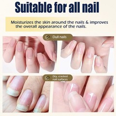 2Pcs Keratin Nail & Cuticle Oil, Deep Moisturizing Aloe Vera & Lavender Formula