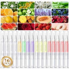 16 PCS Cuticle Oil Pen for Nails Cuticle Revitalizer Oil Pens Set Nail Care N…