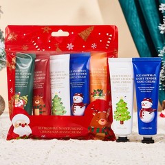 1 Set 5PCS Hand Lotion For Winter Hand Cream Hydrating Christmas Gift Xmas