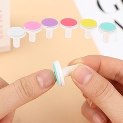 10pcs Abrasive Paper Baby Nail File Pads Nail Grinding Heads Infant