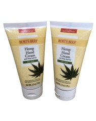 2 Pack Burt’s Bees Hemp Hand Cream 2.5 oz. Each New Dry Skin