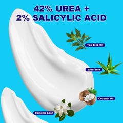ASDToTio Urea Cream 42% – Premium Foot 4 Ounce (Pack of 1), white