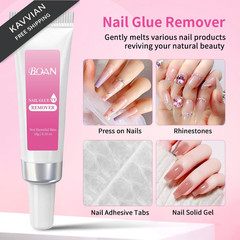 BQAN Semi Nail Glue Kit Super Strong for Acrylic Tips 10g, Clear