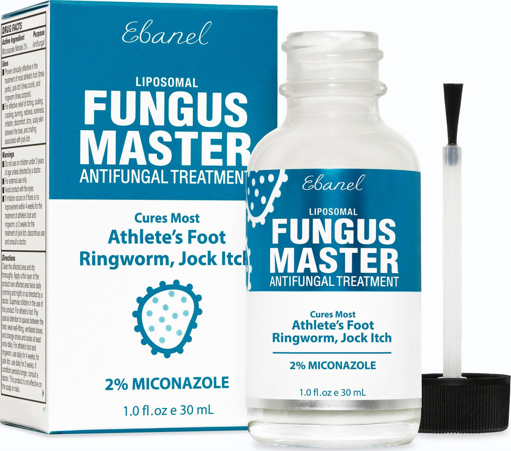 1 Fl Oz (Pack of 1), Ebanel Athlete’s Foot Fungus Treatment Extra Strength…