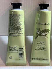 Crabtree Evelyn Hand Therapy Cream LILY Lot x 4 Ultra Moisturizing Sealed Purse