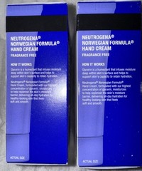 Neutrogena Norwegian Formula Glycerin-Rich Hand Cream Fragrance Free 2 x 2.0 oz!