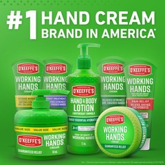 O’Keeffe’s Working Hands Intense Renewal Hand Cream with 3 Ounce (Pack of 1)