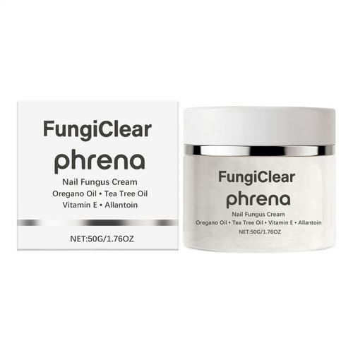 FungiClear Nail & Toenail Care Cream, Phrena Natural Formula With Tea Tree Oil