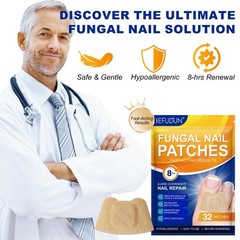 64 Pcs Fungal Nail Patches – Extra Strength Toenail Fungus Treatment Overnight