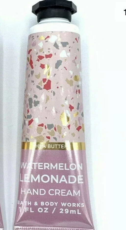 Bath & Body Works Watermelon Lemonade Shea Butter Hand Cream 1 oz New