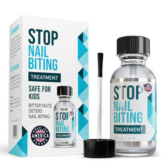 Stop Nail Biting Treatment for Kids & Adults – Bitter Taste No-Bite Nail Polish,