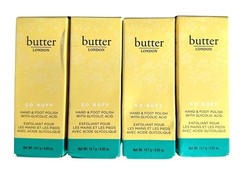 Lot of 4 Butter London SO BUFF Hand & Foot Treatment w/Glycolic Acid Travel Size