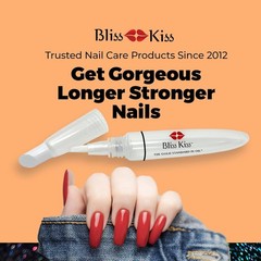 Bliss Kiss Refillable Cuticle Oil Pen for Nails – Empty 8 1 Count (Pack of 1)