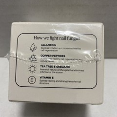 phrena FungiClear Anti-Fungal Nail Cream Copper Peptides Tea Tree Exp 01/28/2029