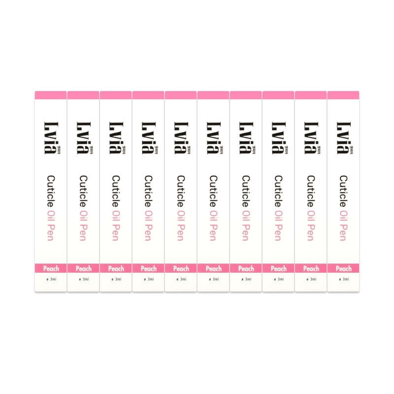 Lvia Cuticle Oil Pen Peach 3ml*10Pcs – FREE SHIPPING