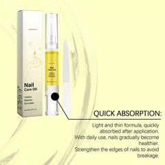 Nail Growth Oil for Hydration & Cuticle Strengthening Natural Nail Health Care