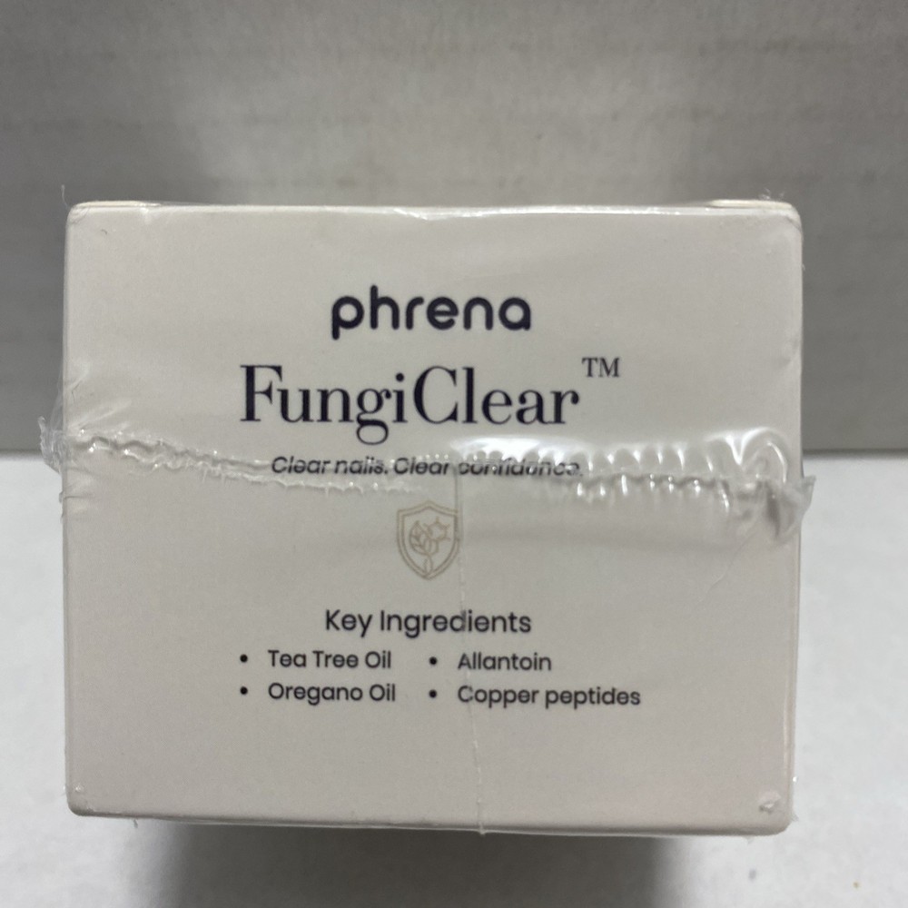 phrena FungiClear Anti-Fungal Nail Cream Copper Peptides Tea Tree Exp 01/28/2029