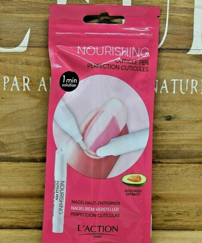 L’ACTION Nourishing Cuticle Pen With Avocado Extract 1 Minute Solution
