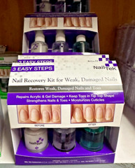 Nailtek 3 EASY STEPS Nail Recovery Kit for Weak, Damaged Nails & Toes