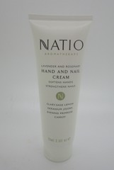 NATIO Hand and Nail Cream Lavender and Rosemary 2.5 oz