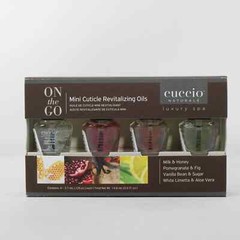 Mini Cuticle Revitalising Oils Set by Cuccio Naturale for Women – 4 x 0.125 Pc